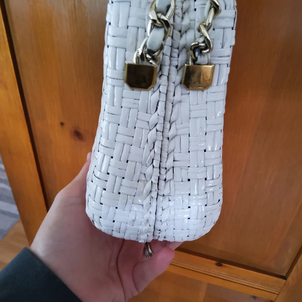Authentic Vintage 1960's Rodo White Basket Weave Made in Italy EUC - Picture 12 of 16